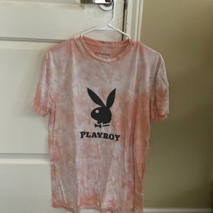 Orange Playboy bunny t shirt